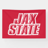 Banderoles Logo d'état de Jacksonville State University JAX S (Horizontal)