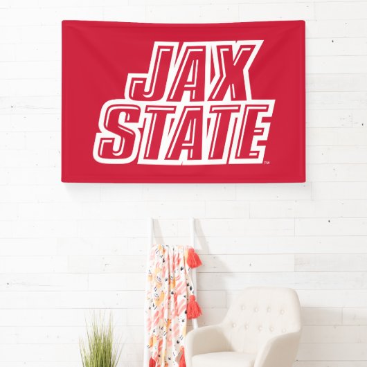 Banderoles Logo d'état de Jacksonville State University JAX S (Insitu)