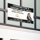 Banderoles Logo du courtier immobilier sur mesure promotionne (Bâtiment extérieur)