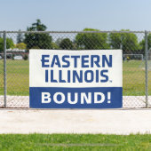 Banderoles Logo du mot-symbole de l'Université Eastern Illino (Insitu)