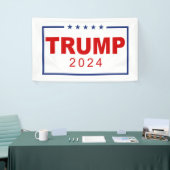 Banderoles Logo du rectangle classique Trump 2024 (Salon professionnel)