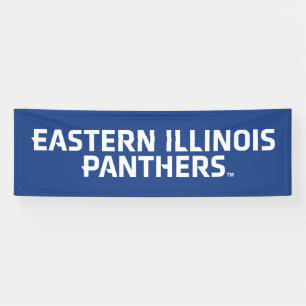 Banderoles Logo du texte Eastern Illinois Panthers