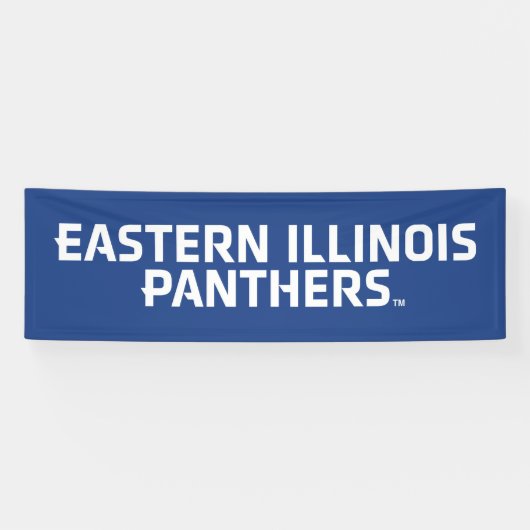 Banderoles Logo du texte Eastern Illinois Panthers (Horizontal)