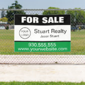 Banderoles Logo Immobilier personnalisé à vendre (Insitu)