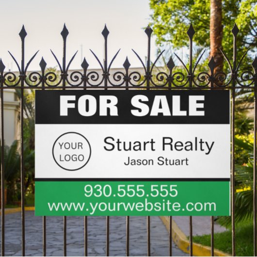 Banderoles Logo Immobilier personnalisé à vendre