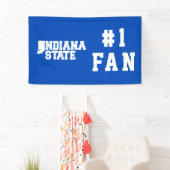 Banderoles Logo Indiana State (En situation)