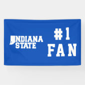 Banderoles Logo Indiana State (Horizontal)