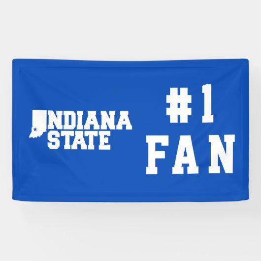 Banderoles Logo Indiana State (Horizontal)