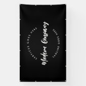 Banderoles Logo Modèle personnalisé Texte modifiable moderne (Verticale)