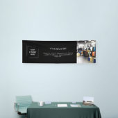Banderoles Logo noir | Photo professionnelle moderne 8' Busin (Salon professionnel)
