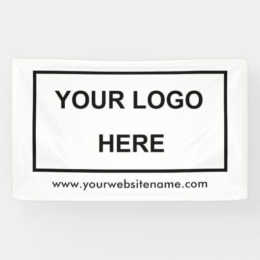 Banderoles Logo professionnel Big Business Noir Blanc (Horizontal)