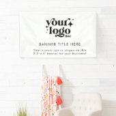 Banderoles Logo Professionnel Bold Moderne (En situation)