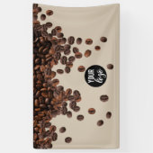 Banderoles Logo Professionnel de Café Beans (Vertical)
