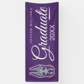 Banderoles Logo UAlbany Great Danes | Diplômé (Vertical)