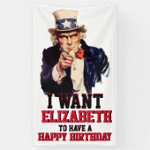 Banderoles L'Oncle Sam vous veut (Vertical)