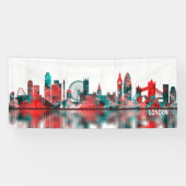 Banderoles London England Skyline (Horizontal)
