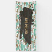 Banderoles Long camouflage aqua résistant (Vertical)
