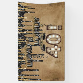 Banderoles Look Look Who's 40 Birthday Balloons (Vertical)