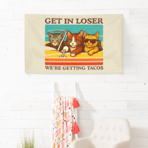Banderoles Loser, on prend des tacos