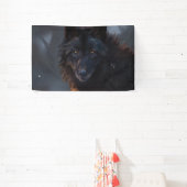 Banderoles Loup noir (Insitu)