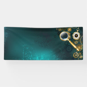 Banderoles Loupe de style Steampunk