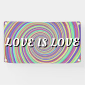 Banderoles Love Is Love Fierté (Horizontal)