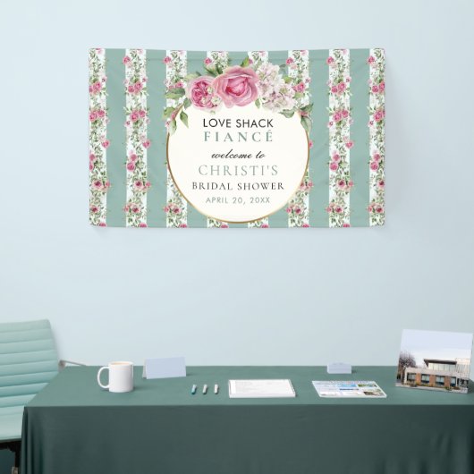 Banderoles Love Shack Fiance Garden Party (Salon professionnel)