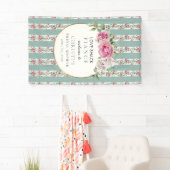 Banderoles Love Shack Fiance Garden Party (En situation)