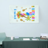 Banderoles Luau Hawaii Hawaii Pool Boy Birthday Party  (Salon professionnel)