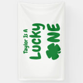 Banderoles Lucky One St Patrick's Day 1er anniversaire (Vertical)