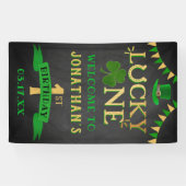 Banderoles Lucky One St. Patrick's Day 1er anniversaire Bienv (Horizontal)