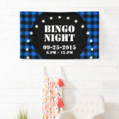 Banderoles Lumberjack Style - tissu bleu + vos idées (En situation)