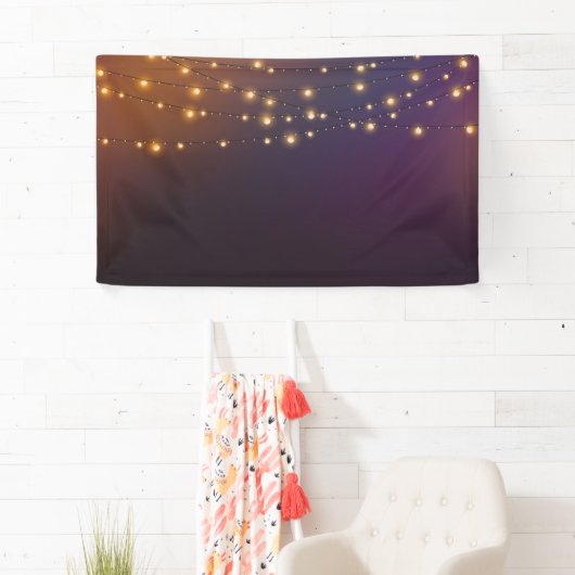 Banderoles Lumières à cordes décor festif (En situation)