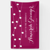 Banderoles Lumières Fée Blanche | Purple Graduation (Vertical)