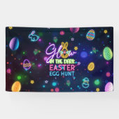 Banderoles Luminosité dans l'obscurité de la chasse aux oeufs (Horizontal)