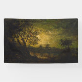 Banderoles Lune (par Ralph Albert Blakelock) (Horizontal)