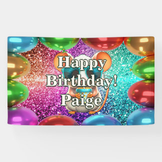 Banderoles Lunettes de soleil Souris Caractère personnalisé a