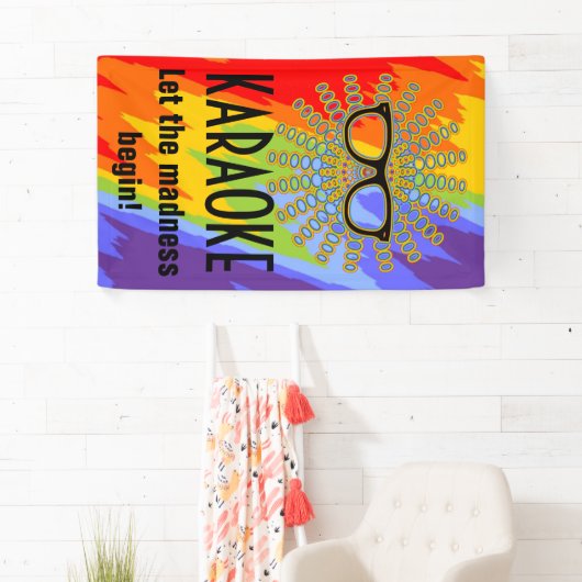 Banderoles Lunettes Nerd ensoleillées + votre backgr. & idées (En situation)