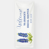 Banderoles Lupins Fleur Sauvage Texas Enterrement de vie de j (Vertical)