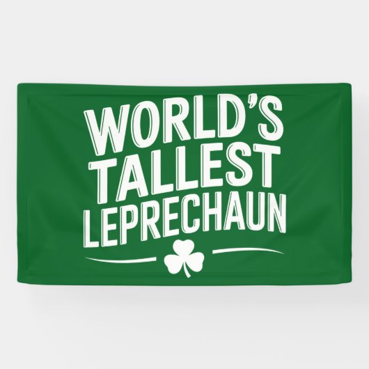Banderoles Lutins de la Saint-Patrick les plus grands du mond (Horizontal)