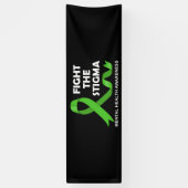 Banderoles Lutter contre la stigmatisation et la sensibilisat (Vertical)