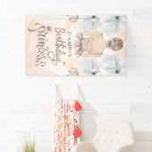 Banderoles Luxury Princess Joyeux anniversaire parties scinti (En situation)