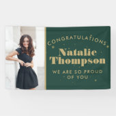 Banderoles Lycée Ou Collège Diplôme Customisé Photo (Horizontal)