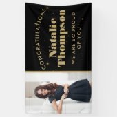 Banderoles Lycée Ou Collège Diplôme Customisé Photo (Vertical)