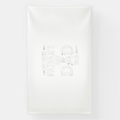 Banderoles Ma Première Fête des pères En Tant Que Père 2025 (Verticale)