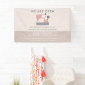 BANDEROLES MACHINE À VOIE ROSE GRISE OUVERTE (En situation)