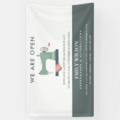 BANDEROLES MACHINE À VOILE VERTE À ROSE OUVERTE (Vertical)