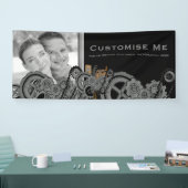 Banderoles Machinerie Steampunk (couleur complète) (Salon professionnel)