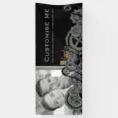Banderoles Machinerie Steampunk (couleur complète) (Vertical)