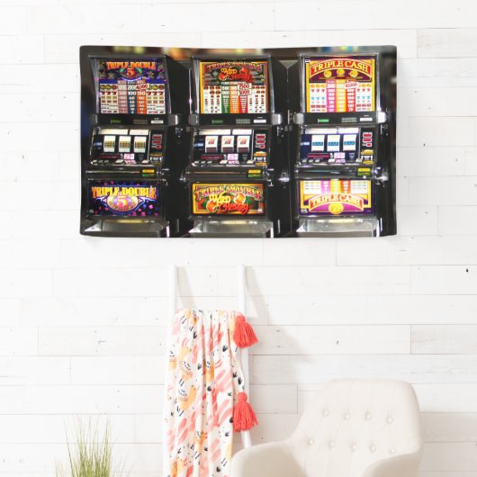 Banderoles Machines de rêve - Machines à sous Lucky (En situation)